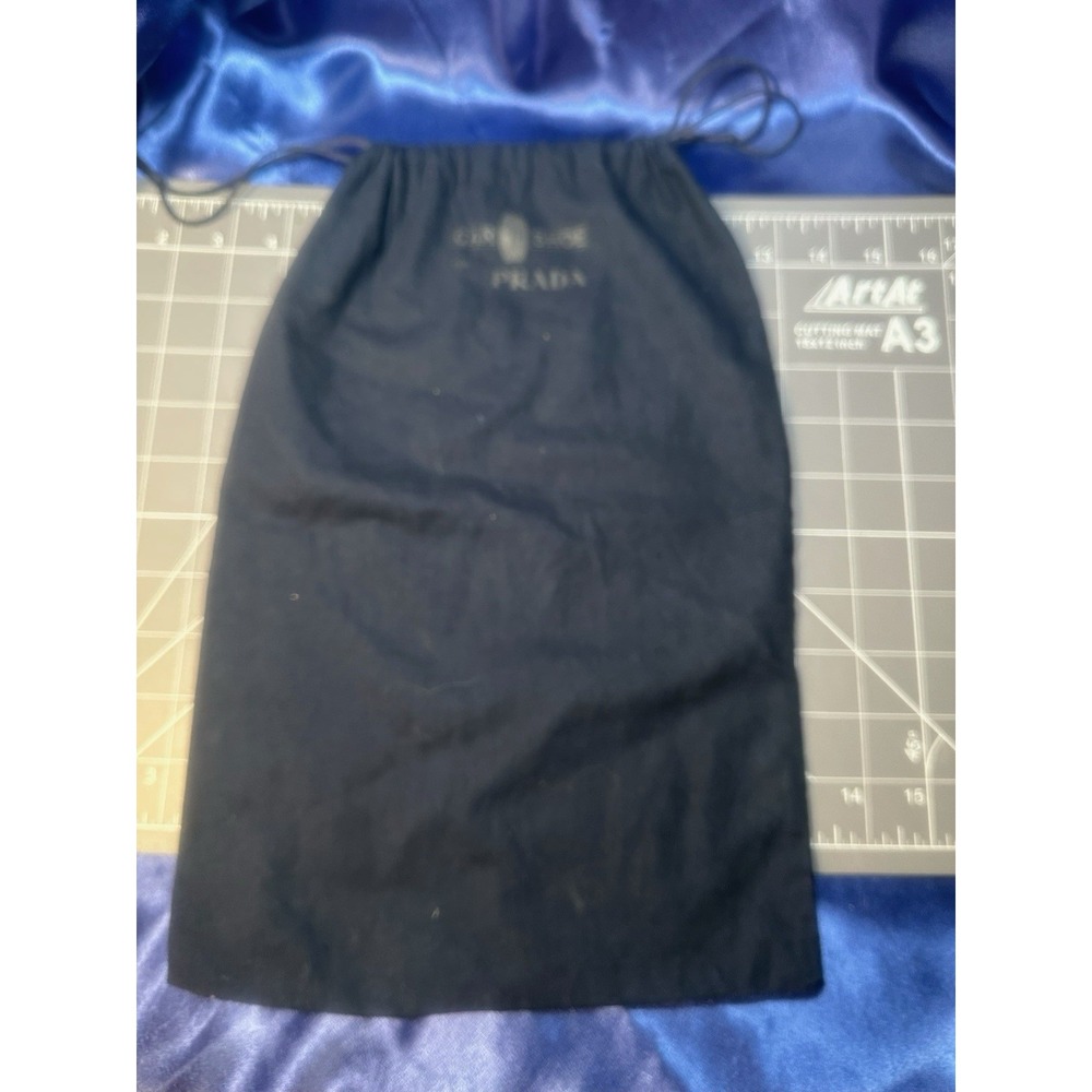 Lot Of 2!  Dustbag Prada/Car Shoe Protection Authentic Drawstring Bag